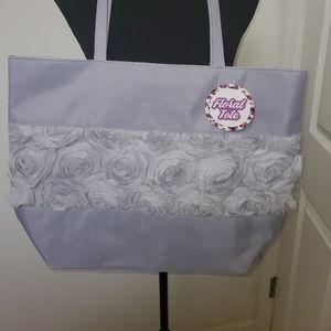 Brand New Purple/Periwinkle floral Tote